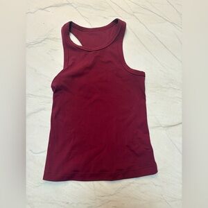 Lulu Lemons Tank Top, Burgundy